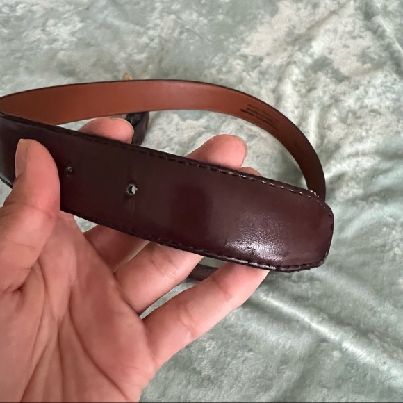 Brown Leather Belt - Picture 3 of 5